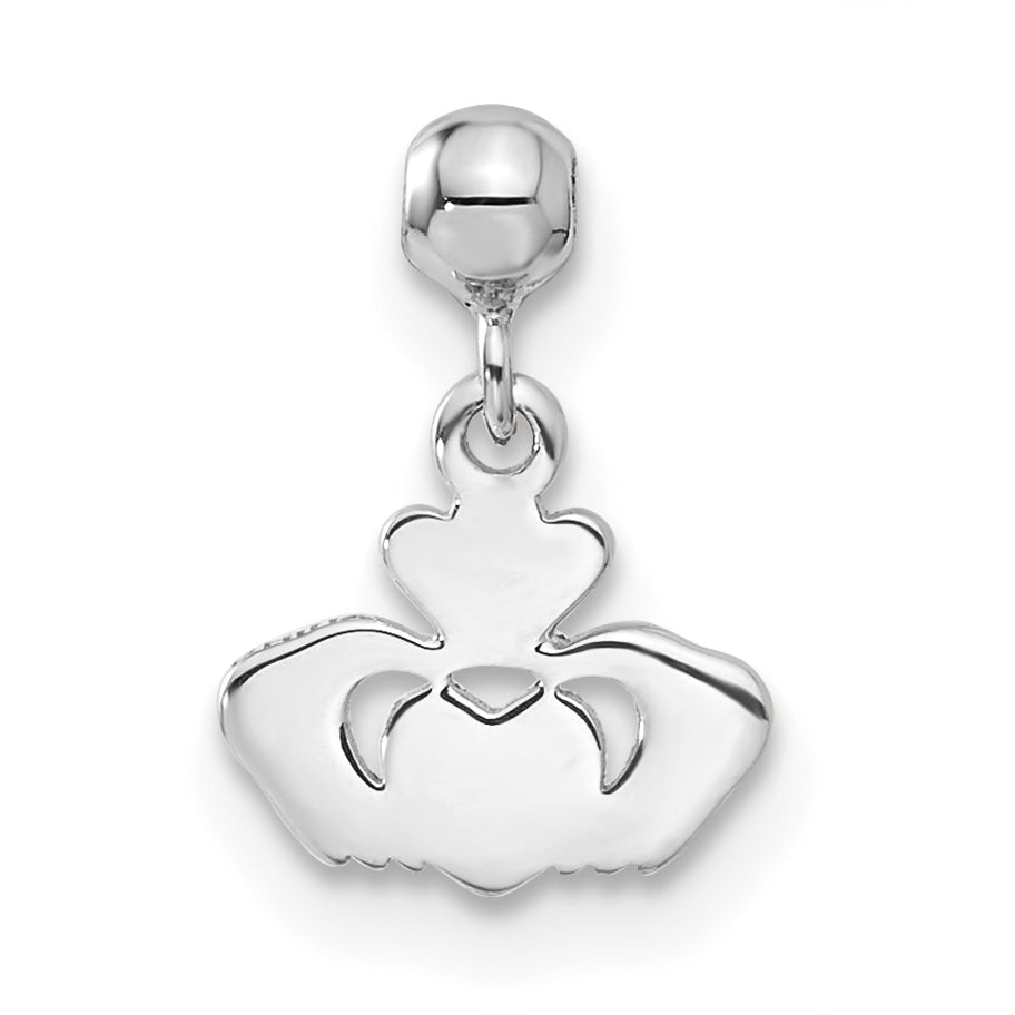 Sterling Silver Mio Memento Dangle Claddagh Charm