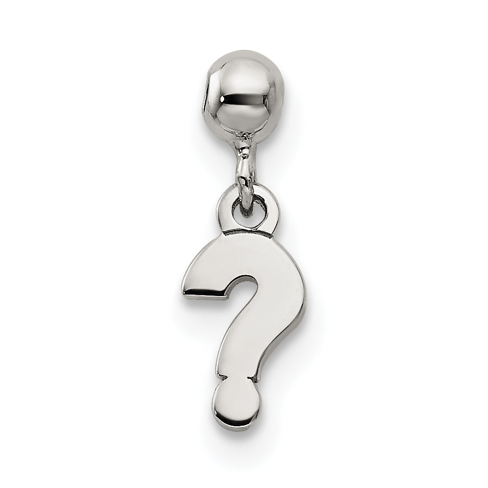 Sterling Silver Mio Memento Dangle Question Mark Charm