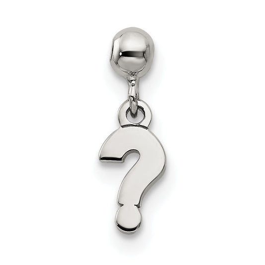 Sterling Silver Mio Memento Dangle Question Mark Charm