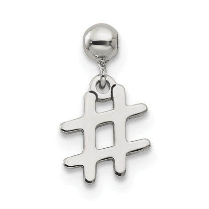 Sterling Silver Mio Memento Dangle # Charm