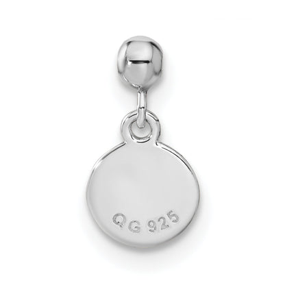 Sterling Silver Mio Memento Enamel Dangle Soccer Ball Charm