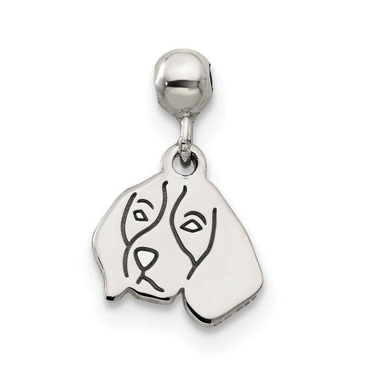 Sterling Silver Mio Memento Dangle Dog Charm