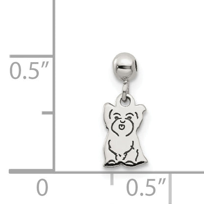 Sterling Silver Mio Memento Dangle Dog Charm