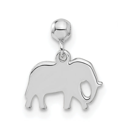 Sterling Silver Mio Memento Dangle Elephant Charm