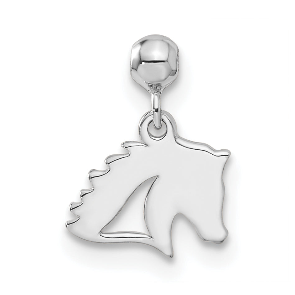 Sterling Silver Mio Memento Dangle Horse Charm