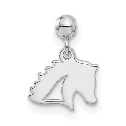 Sterling Silver Mio Memento Dangle Horse Charm