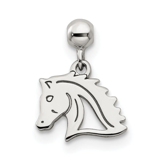 Sterling Silver Mio Memento Dangle Horse Charm