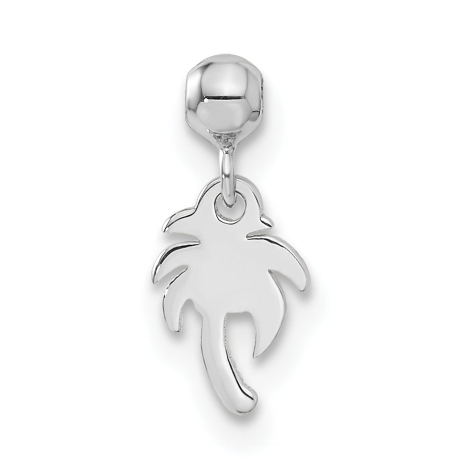 Sterling Silver Mio Memento Dangle Palm Tree Charm