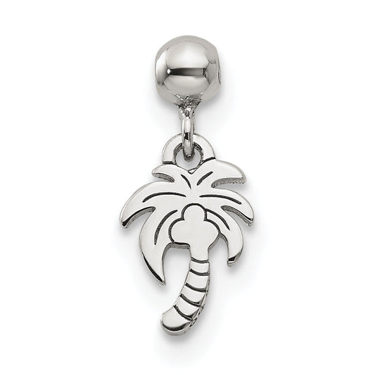 Sterling Silver Mio Memento Dangle Palm Tree Charm