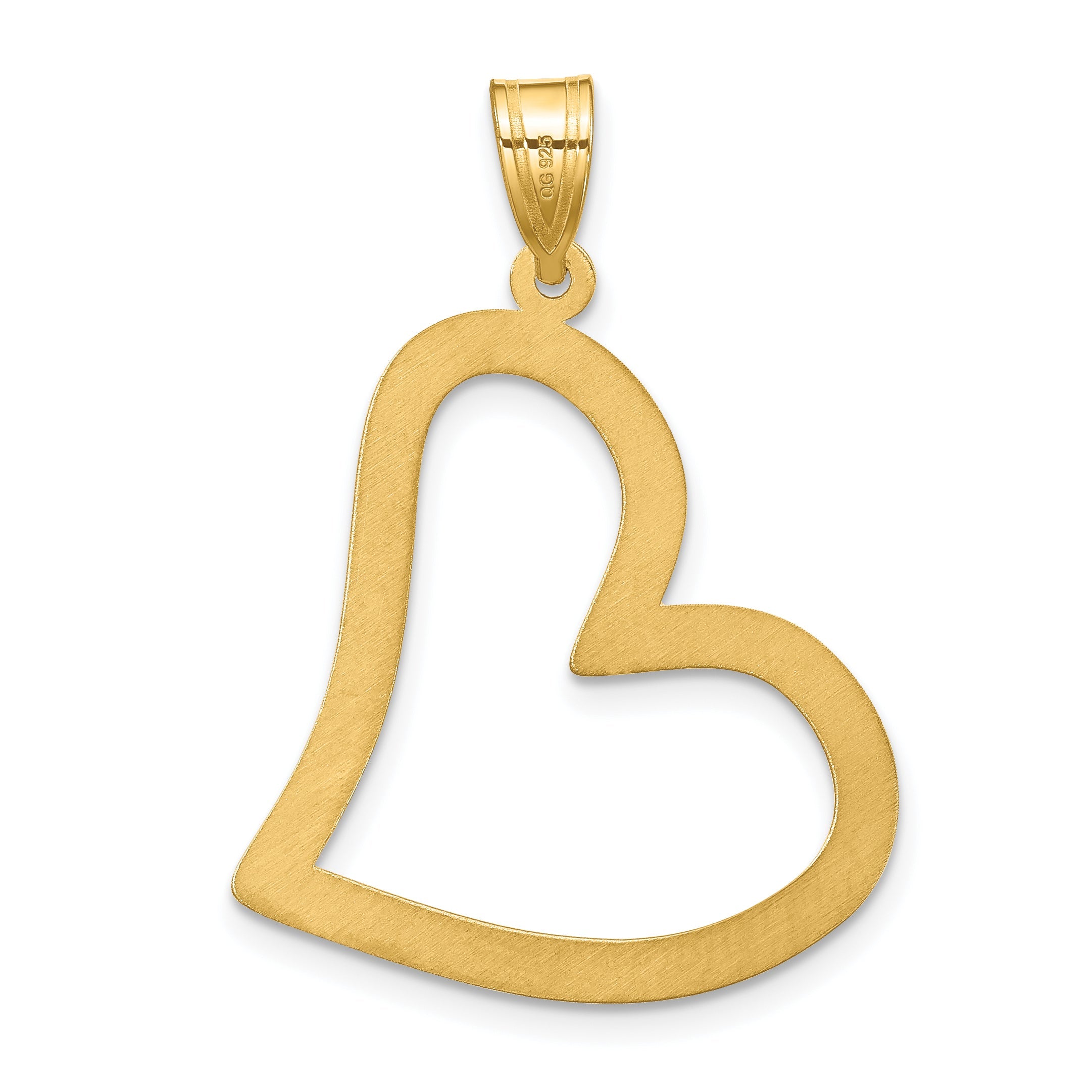 Ss/Gold Plated Sterling Silver/Gold-Plated 1 Birthstone Heart With Ss Bezel Family Pendant
