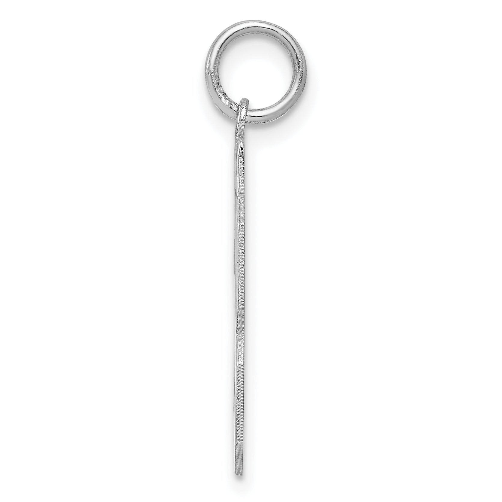 Sterling Silver Silver/Rhodium-Plated Polished Number 23 Charm