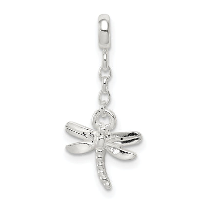 Sterling Silver Dragonfly 1/2In Dangle Enhancer