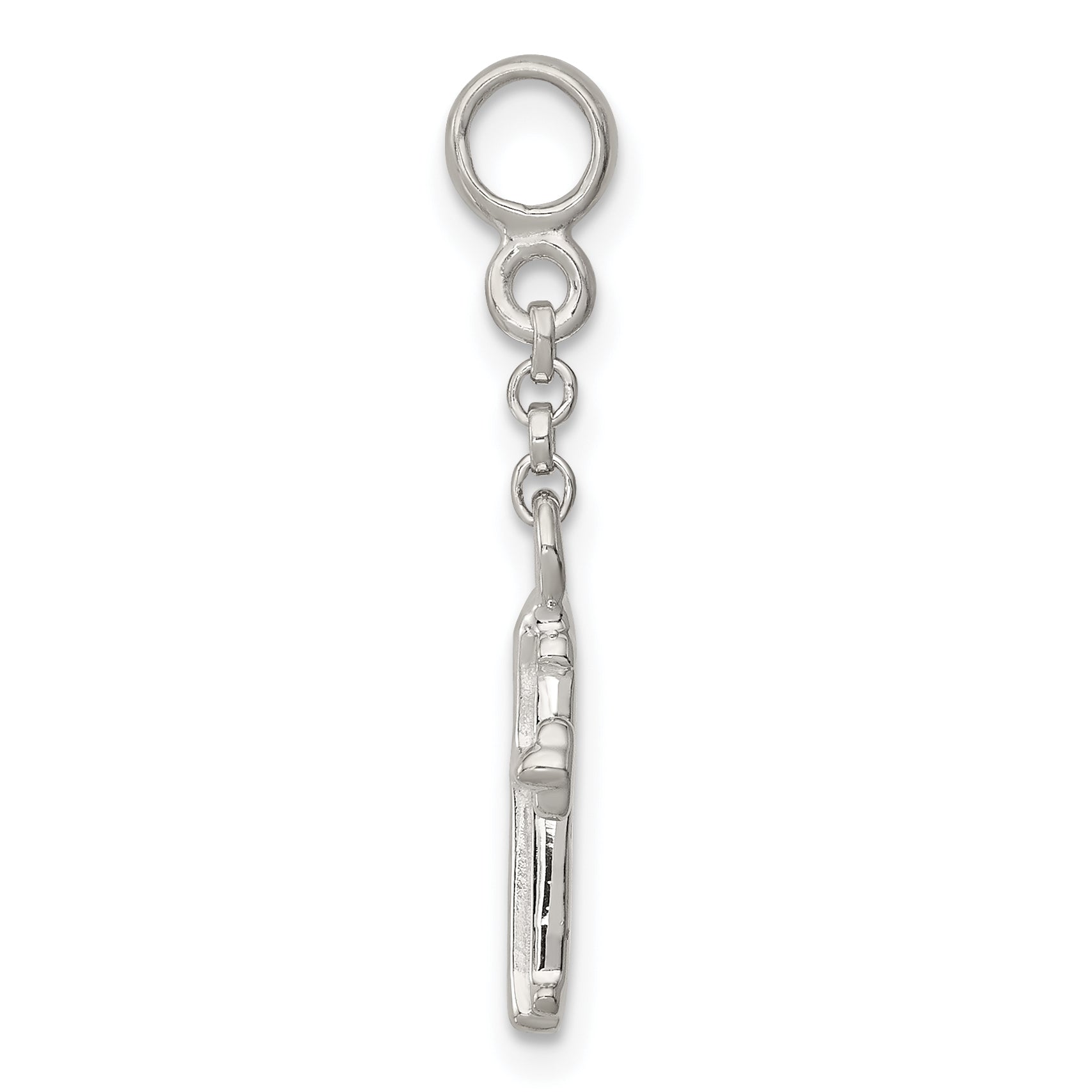 Sterling Silver Cross 1/2In Dangle Enhancer