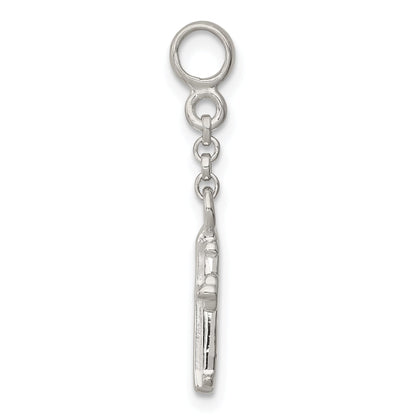Sterling Silver Cross 1/2In Dangle Enhancer