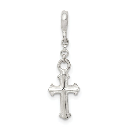 Sterling Silver Cross 1/2In Dangle Enhancer