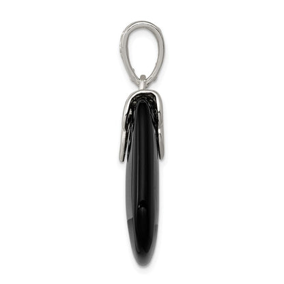 Sterling Silver Black Onyx Pendant