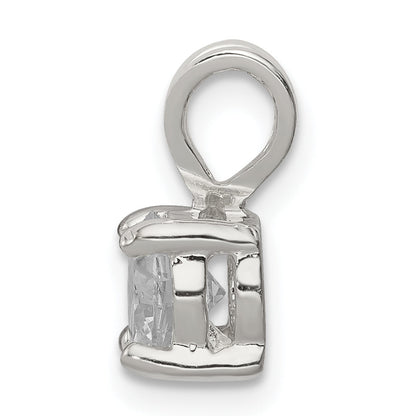 Sterling Silver Cz Pendant