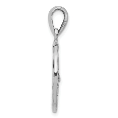 Sterling Silver Polished Circle Pendant