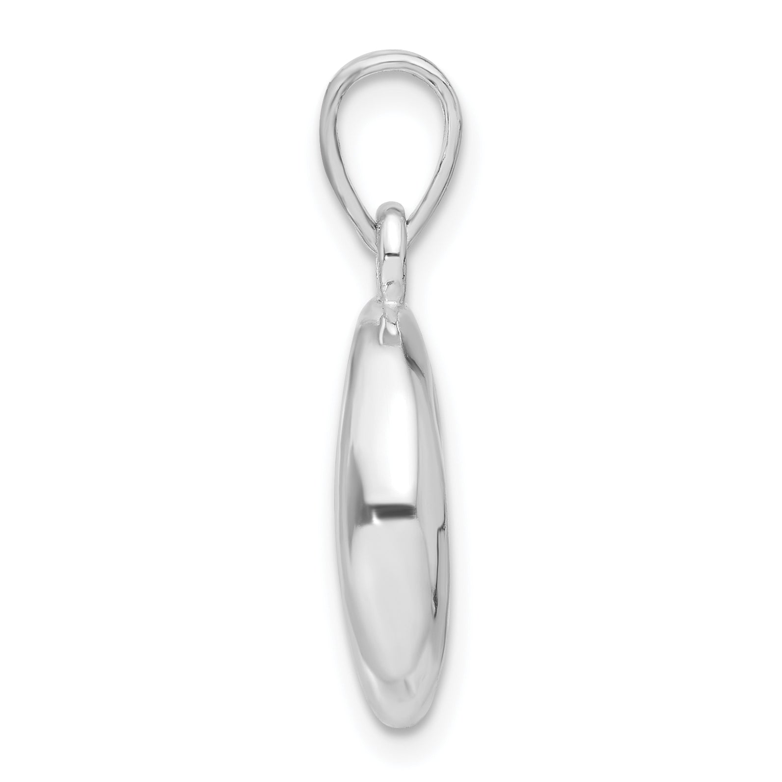 Sterling Silver Round Polished Pendant
