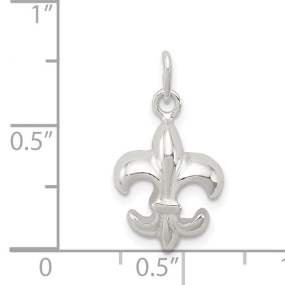 Sterling Silver Small Fleur De Lis Charm