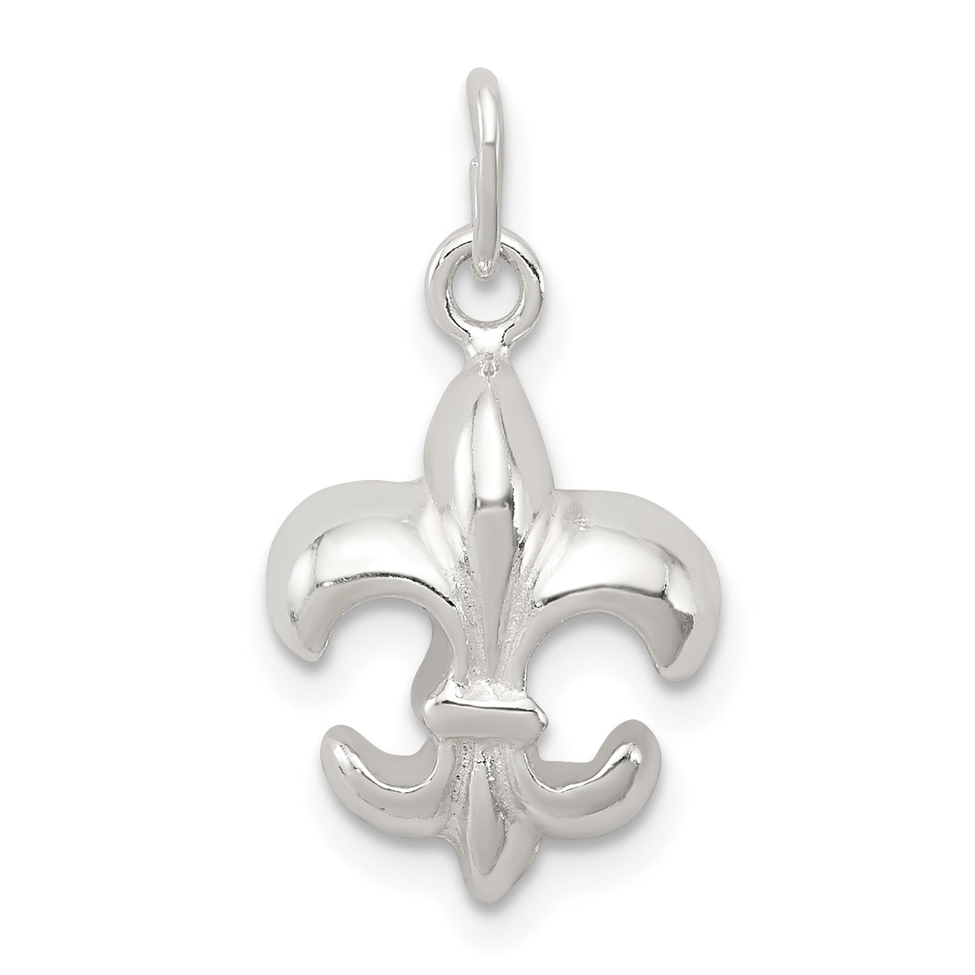 Sterling Silver Small Fleur De Lis Charm