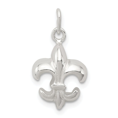 Sterling Silver Small Fleur De Lis Charm