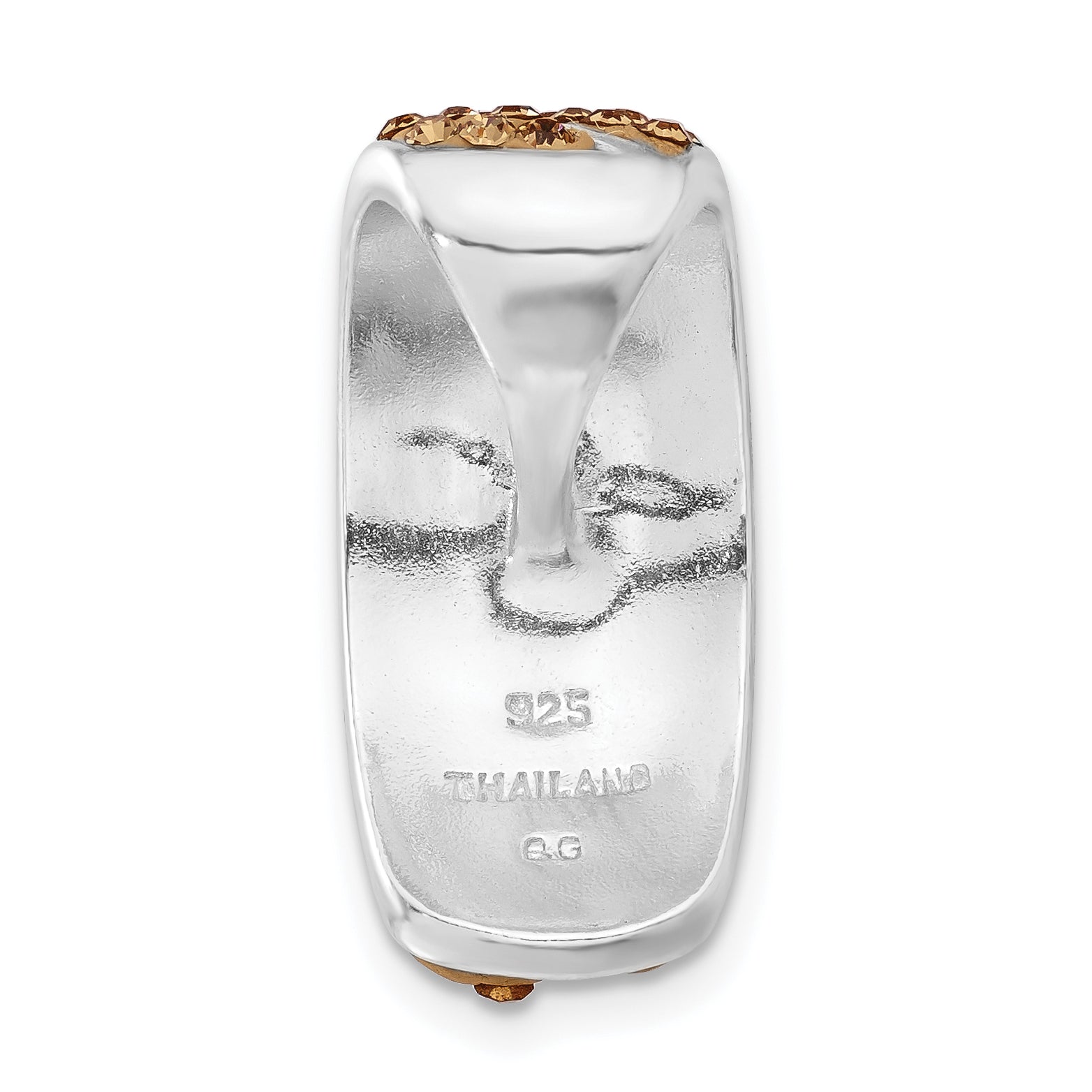 Sterling Silver Stellux Crystal Animal Print Pendant