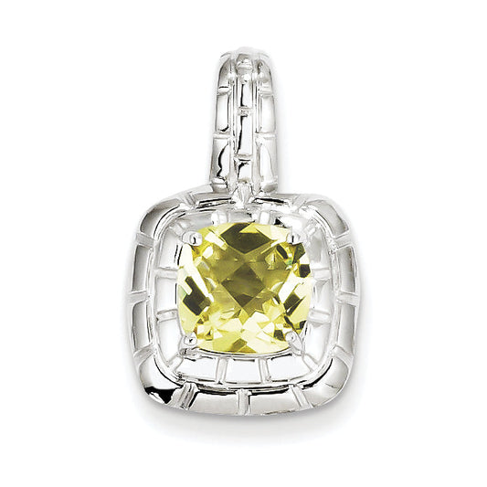 Sterling Silver Lemon Quartz Pendant