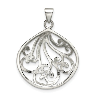 Sterling Silver Swirl Pendant