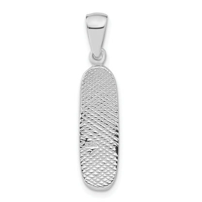 Sterling Silver Pink Mother Of Pearl Pendant