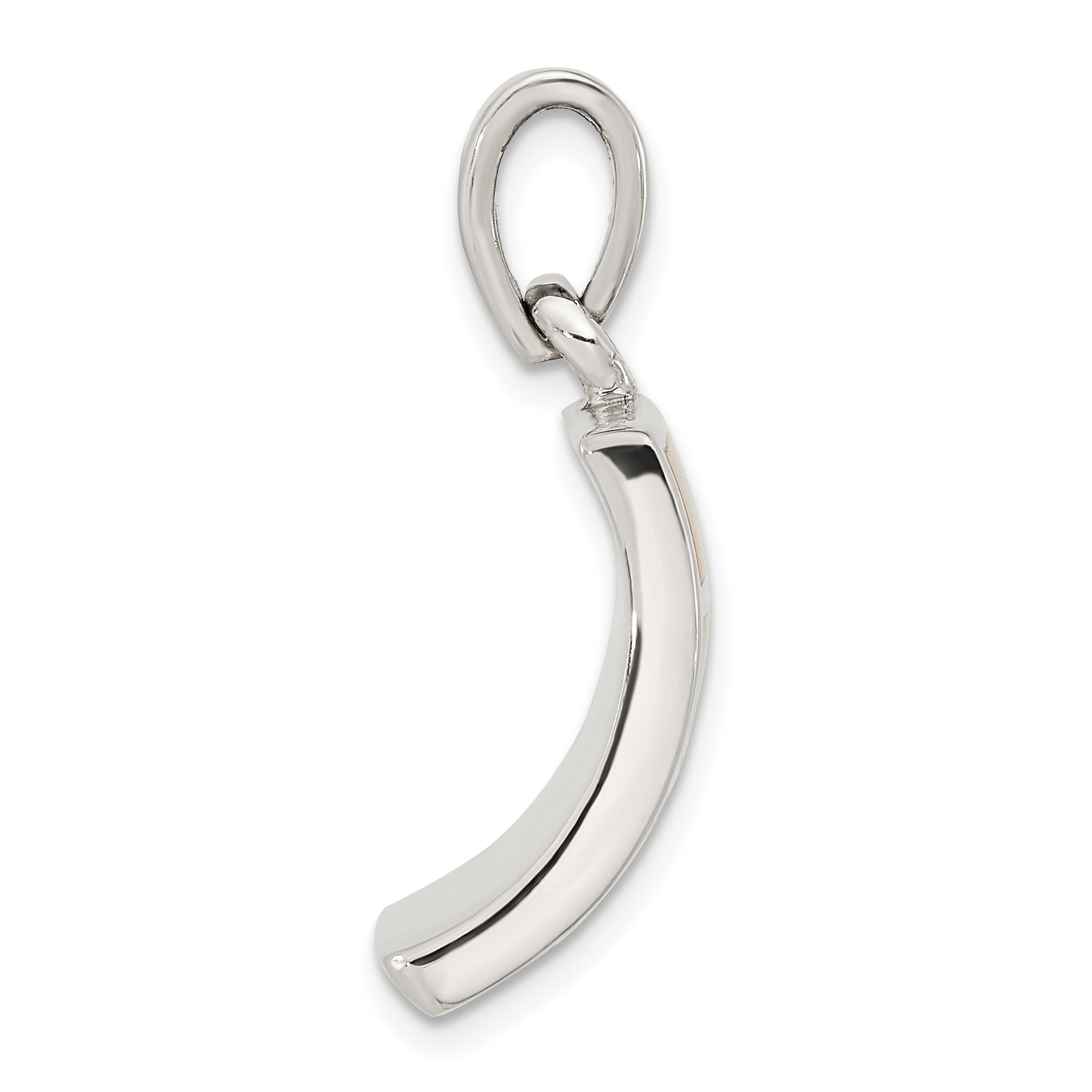 Sterling Silver Multicolored Mother Of Pearl Pendant