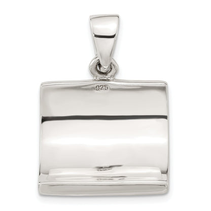 Sterling Silver Multicolored Mother Of Pearl Pendant