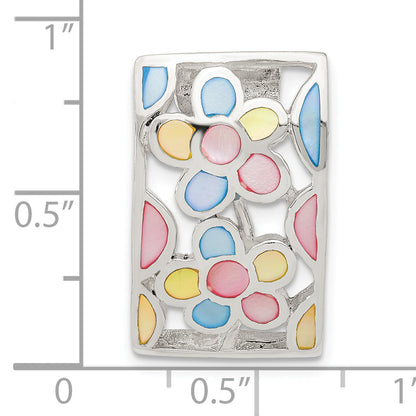 Sterling Silver Mother Of Pearl Pendant