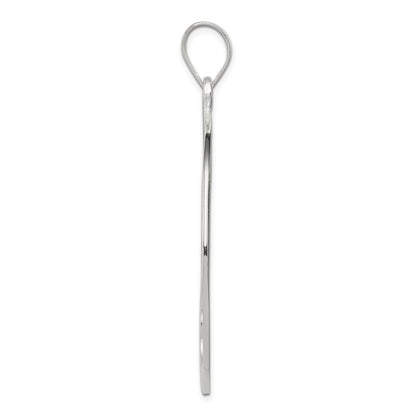 Sterling Silver Fancy Round Pendant