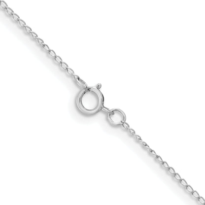 20 Inch Sterling Silver Curb Chain Necklace