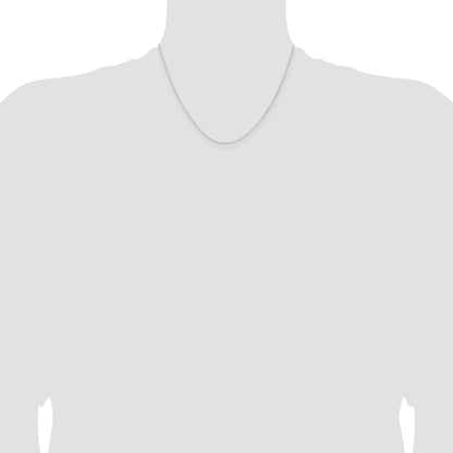 18 Inch Sterling Silver Curb Chain Necklace