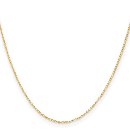 18 Inch Sterling Silver Flash Gold-Plated Curb Chain Necklace