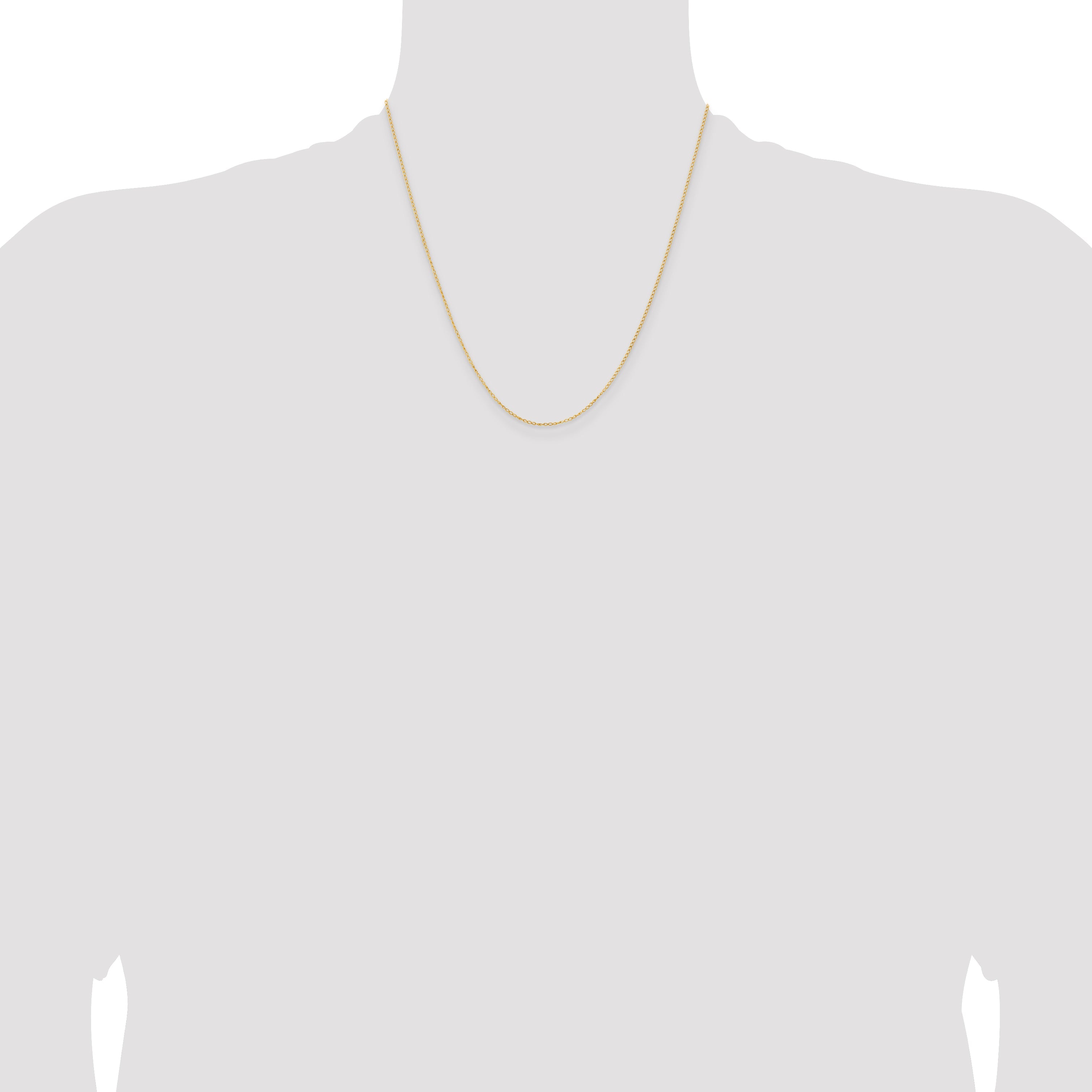 20 Inch Sterling Silver Flash Gold-Plated Curb Chain Necklace