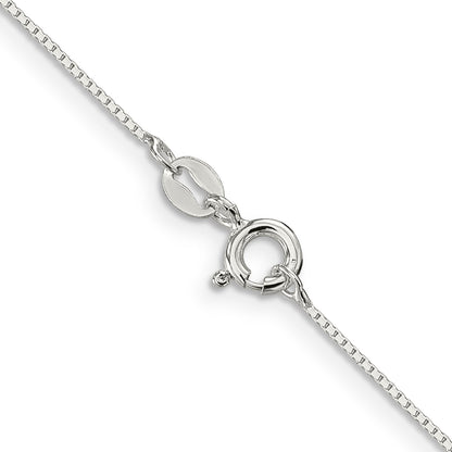 16 Inch Sterling Silver .6mm Mirror Box Chain Necklace