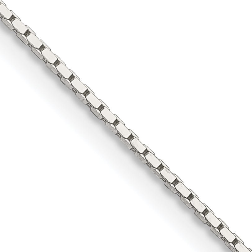 16 Inch Sterling Silver .7mm Mirror Box Chain Necklace