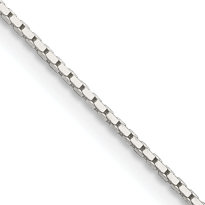 24 Inch Sterling Silver .7mm Mirror Box Chain Necklace