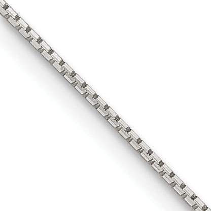 20 Inch Sterling Silver .6mm 8 Sided Diamond-Cut Mirror Box Chain Necklace