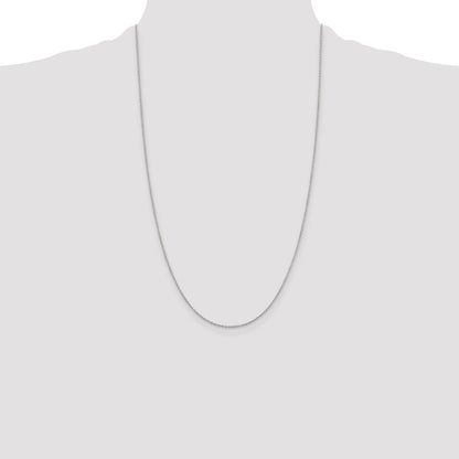 26 Inch Sterling Silver 1.10mm Forzantina Cable Chain Necklace