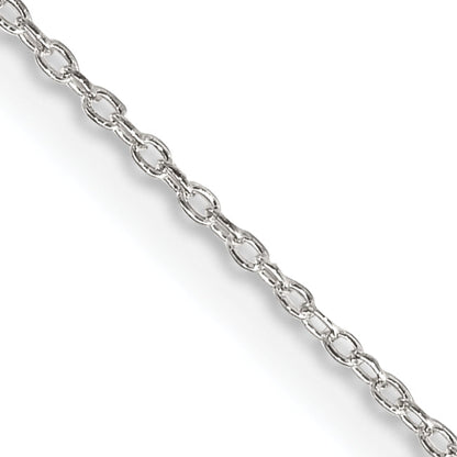 26 Inch Sterling Silver 1.10mm Forzantina Cable Chain Necklace