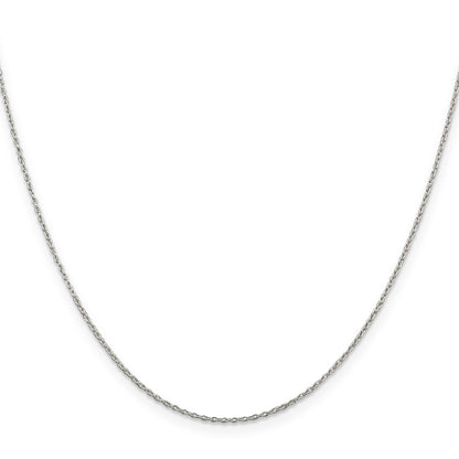 18 Inch Sterling Silver 1.30mm Forzantina Cable Chain Necklace