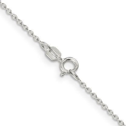16 Inch Sterling Silver 1.30mm Forzantina Cable Chain Necklace