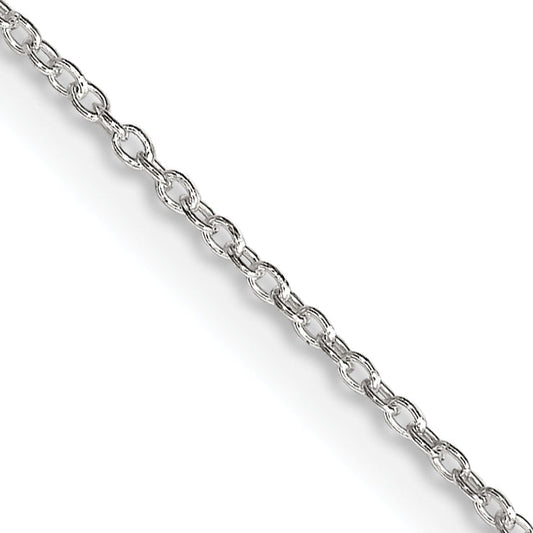 24 Inch Sterling Silver 1.30mm Forzantina Cable Chain Necklace