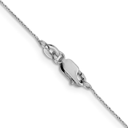 20 Inch Sterling Silver .6mm Oval Box Chain Necklace