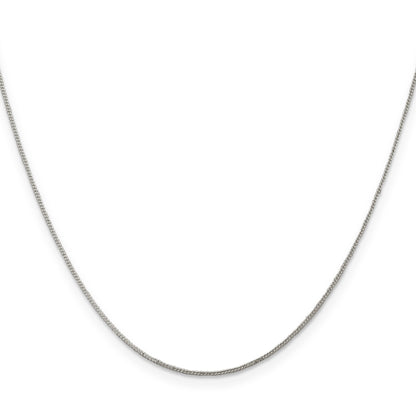 14 Inch Sterling Silver .8mm Curb Chain Necklace