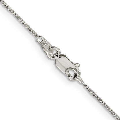 18 Inch Sterling Silver .8mm Curb Chain Necklace